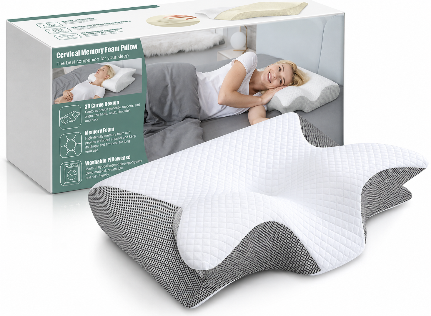 Dritta Ergonomic Neck Pillow