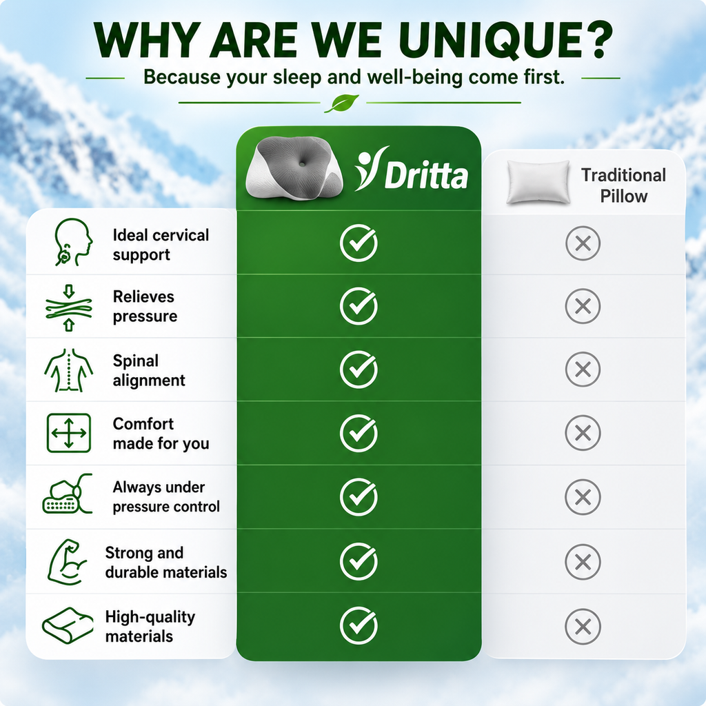 Dritta Ergonomic Neck Pillow